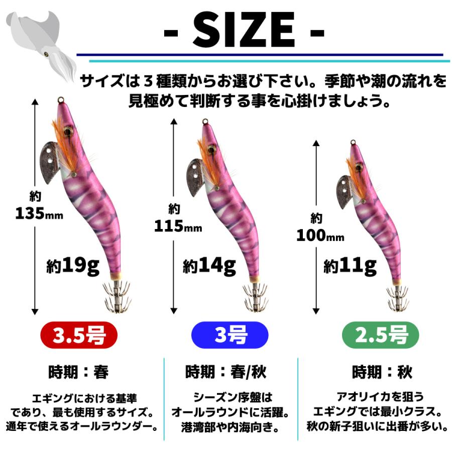 エギング エギ 10本 セット 2 5号 3号 3 5号 釣り具 ケース付 餌木 ルアー 初心者 おすすめ 夜 イカ釣り アオリイカ コウイカ ヤリイカ 送料無料 Anit Choice Yahoo 店 通販 Yahoo ショッピング