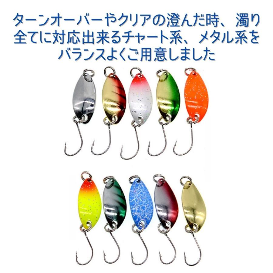 スプーン 釣り具 10個セット ルアー トラウト マイクロ 渓流 スプーン 釣り具 10個セット ルアー トラウト マイクロ 渓流