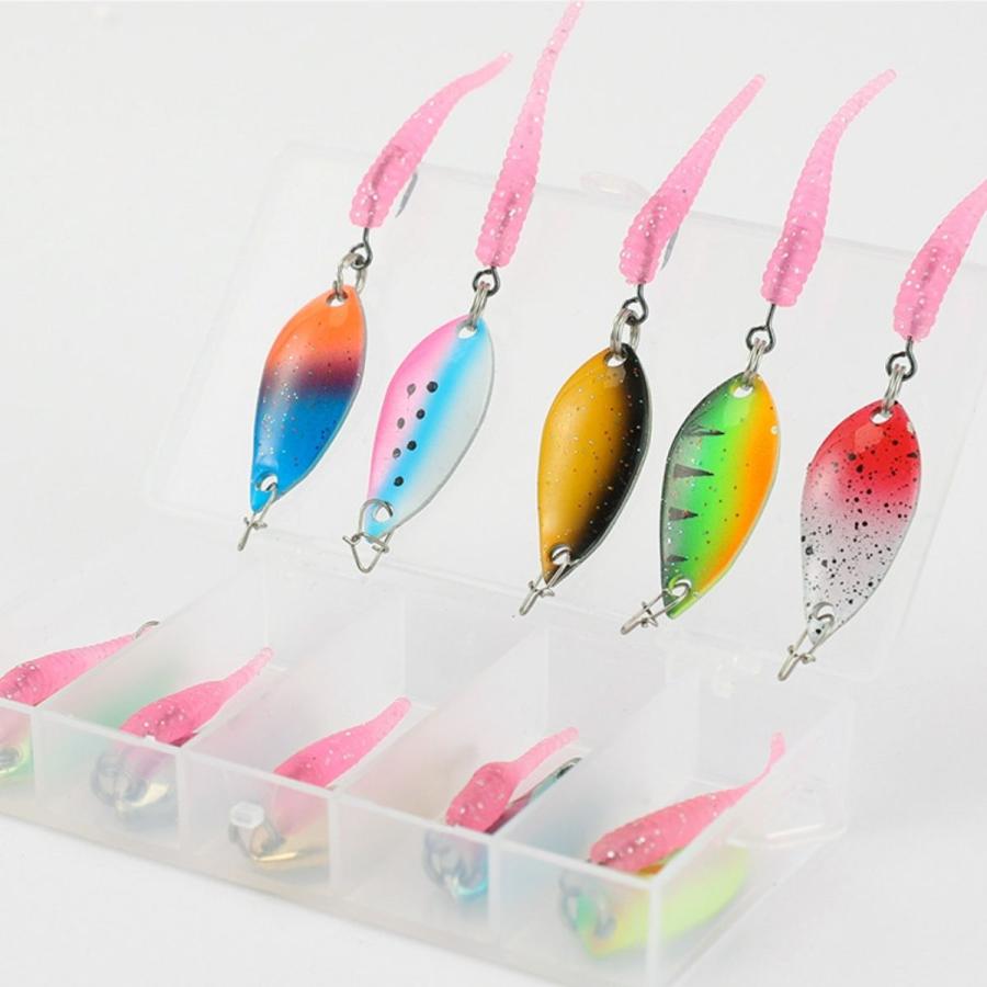 スプーン ワーム セット 釣り ルアー アジング メバリング 根魚 メバル