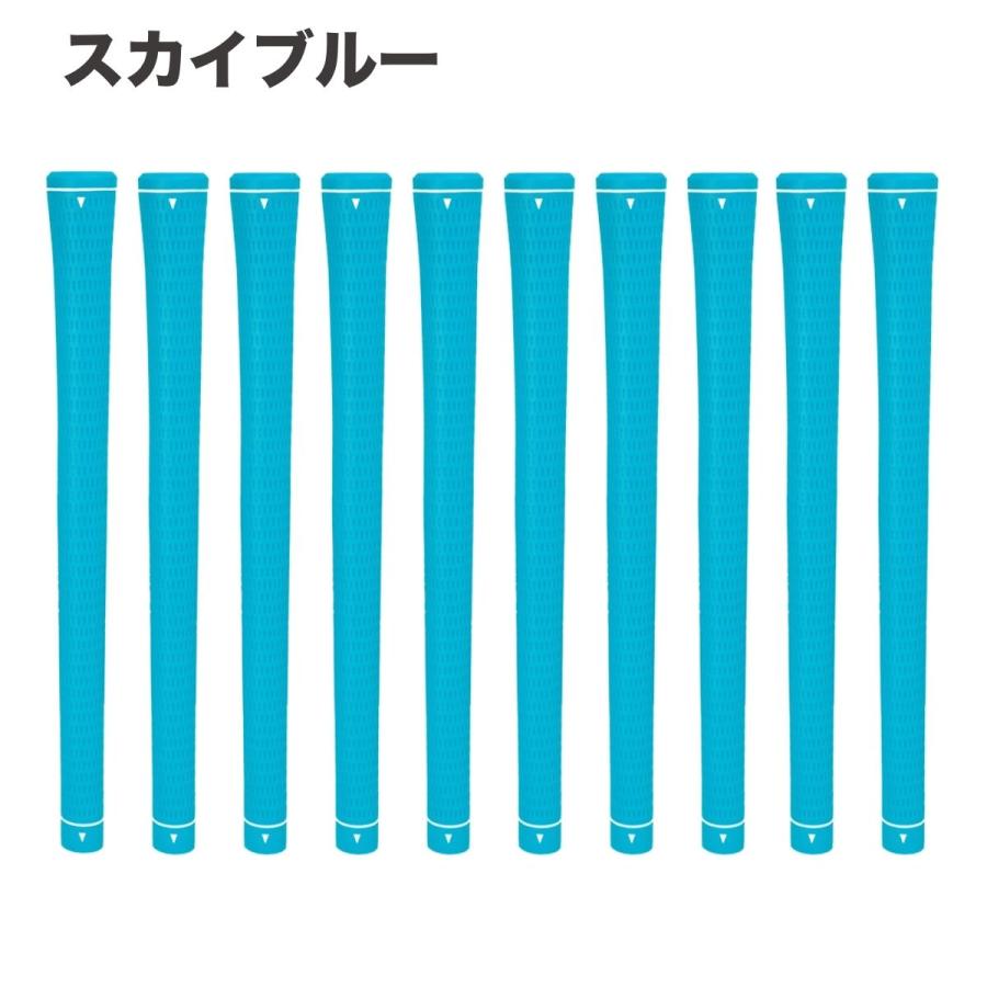 ゴルフ グリップ 10本セット 交換 アイアン 滑り止め バックラインなし
