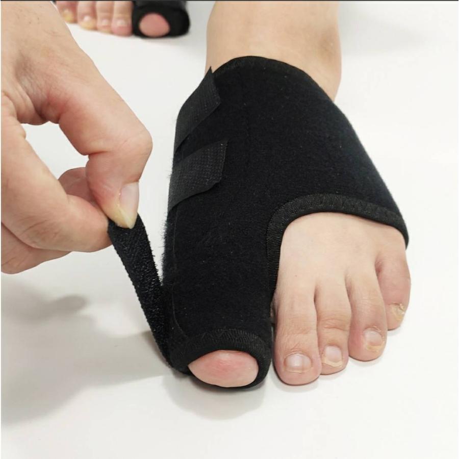 外反母趾 サポーター フィット タイプ 親指 男女兼用 足指矯正 パッド 黒 |  | 04