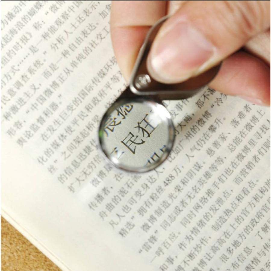 ルーペ 携帯 ジュエリールーペ 拡大鏡 宝石鑑定 コンパクト 観察 文字 貴金属 |  | 02