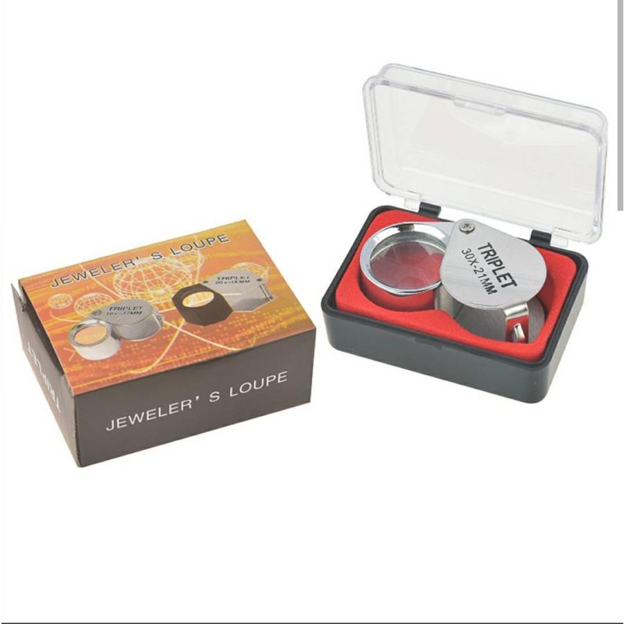 ルーペ 携帯 ジュエリールーペ 拡大鏡 宝石鑑定 コンパクト 観察 文字 貴金属 |  | 04