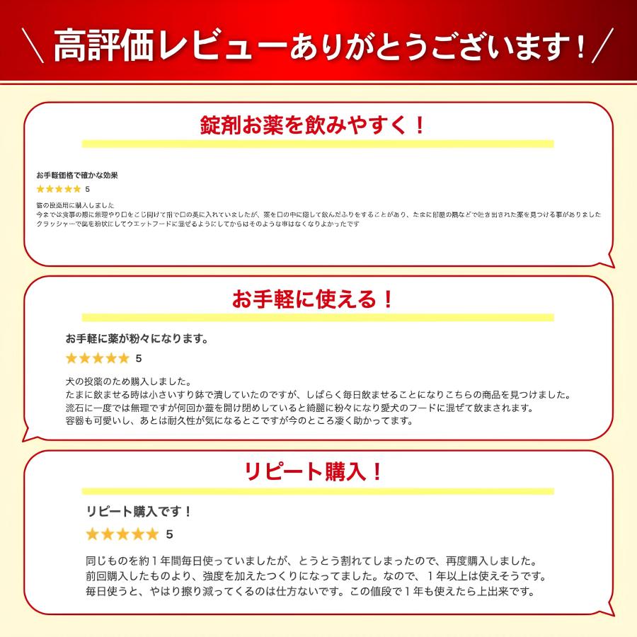 ピルカッター 錠剤カッター ピルクラッシャー 錠剤クラッシャー 粉にする 薬 猫 犬 粉砕機 潰す 赤ちゃん お年寄り ペット｜aniviawork｜14