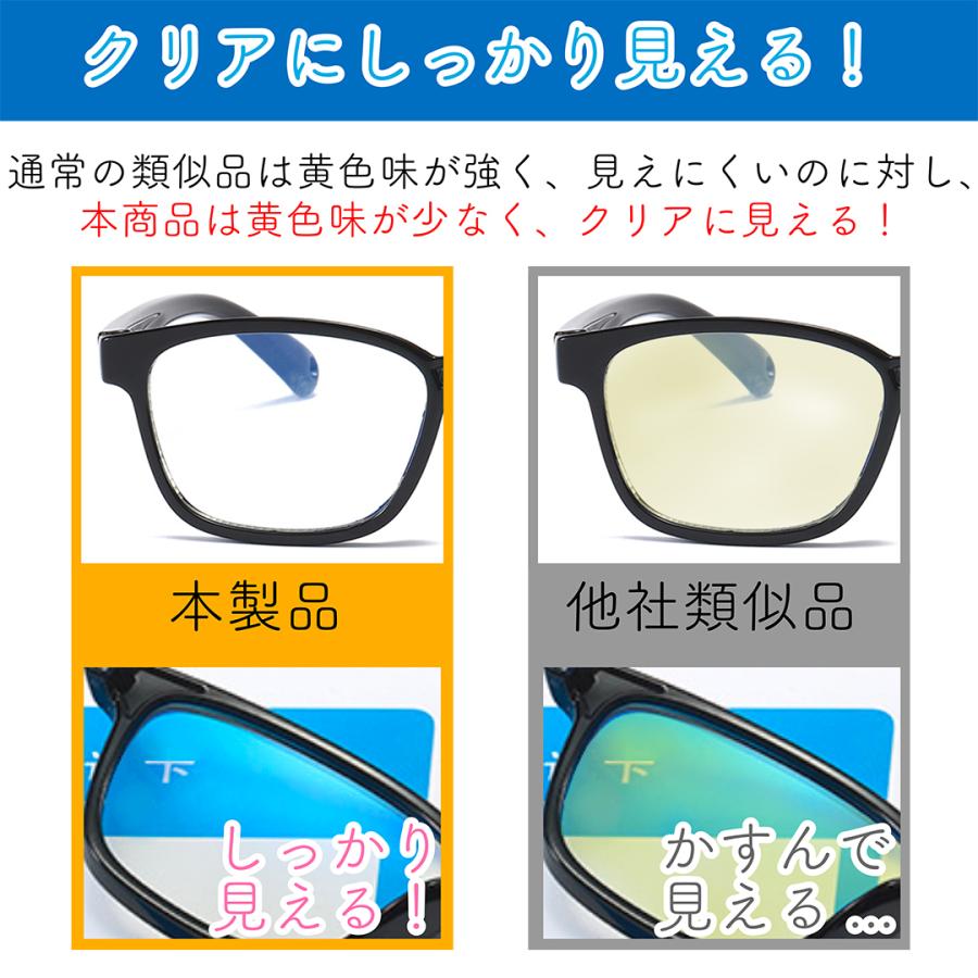 ブルーライトカットメガネ 子供 眼鏡 PCメガネ 子ども用 パソコン メンズ レディース 度なし 軽量 :A3564:アニビアワークス - 通販 -  Yahoo!ショッピング