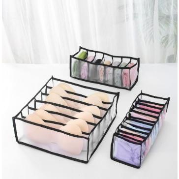 下着収納ボックス 収納ケース 3点セット コンテナボックス 引き出し収納 折りたたみコンテナ 仕切り 衣類 靴下 下着 折りたたみ |  | 10