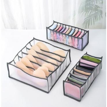 下着収納ボックス 収納ケース 3点セット コンテナボックス 引き出し収納 折りたたみコンテナ 仕切り 衣類 靴下 下着 折りたたみ |  | 13