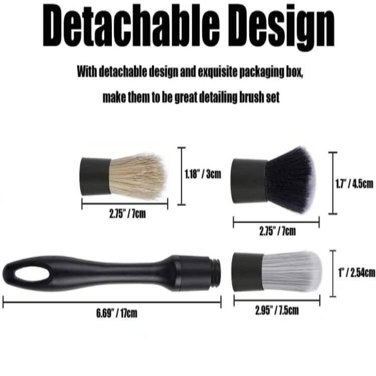 洗車ブラシ 3本セット ホイール ディテール 掃除 クリーニング 車 バイク タイヤ 清掃 洗浄 カー用品 車内 車外 内装 外装 隙間 汚れ クリーニング |  | 03