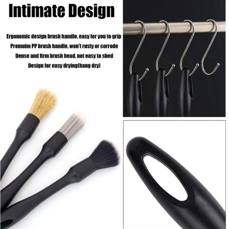 洗車ブラシ 3本セット ホイール ディテール 掃除 クリーニング 車 バイク タイヤ 清掃 洗浄 カー用品 車内 車外 内装 外装 隙間 汚れ クリーニング |  | 04