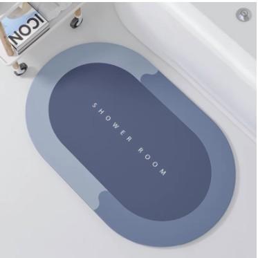 珪藻土バスマット ソフト 洗える 珪藻土マット キッチンマット 浴室 玄関 柔らかい 吸水 ピンク おしゃれ 黒 |  | 08