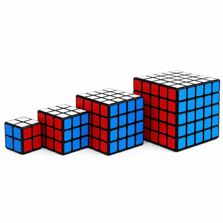 ルービック キューブ セット 2×2 3×3 4×4 5×5 競技用 立体パズル 脳