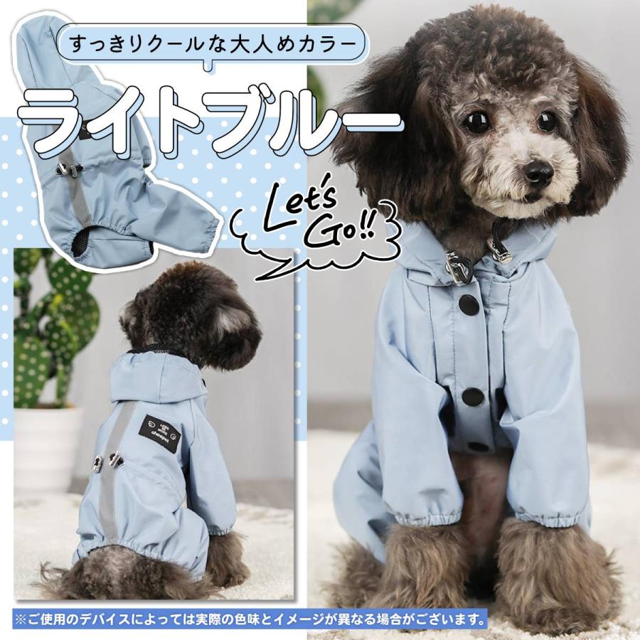 ✨️未使用❣️犬 レインコートかっぱ中型犬小型犬2XLカラーブルー Amazon | OTOKU 犬用レインコート 快適 いい素材 レインコート