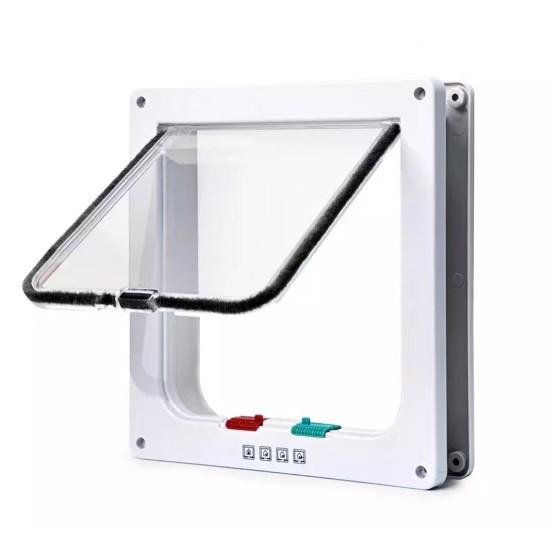 ペットドア キャットドア 猫 ドア 工事不要 猫扉 後付け 出入り口 ペット用ドア diy 薄型 取り付け 犬用 暖房 冷房 |  | 01