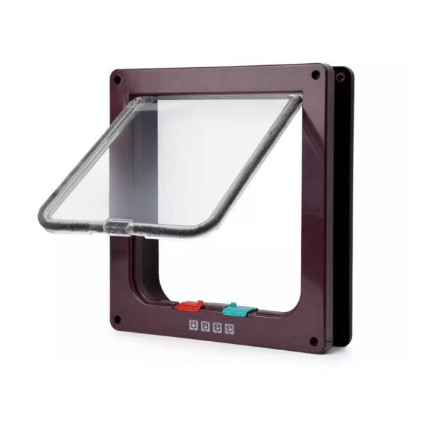 ペットドア キャットドア 猫 ドア 工事不要 猫扉 後付け 出入り口 ペット用ドア diy 薄型 取り付け 犬用 暖房 冷房 |  | 03