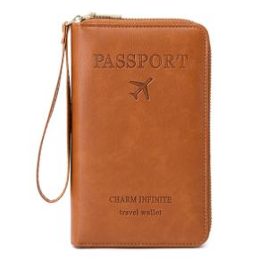 パスポートケース スキミング防止 パスポートカバー セキュリティポーチ　通帳ケース お薬手帳 マルチケース 海外旅行 |  | 05