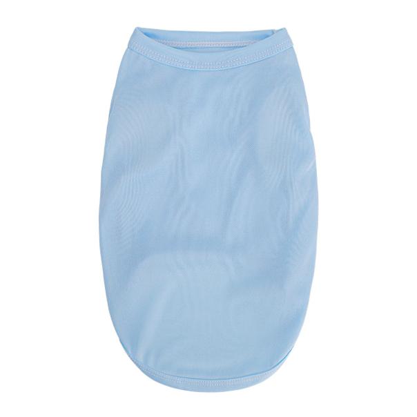 【選べるワッペン】犬 服 かわいい カスタム オリジナル タンクトップ 薄手 ドッグウェア ワッペン 刺繍 ペットウェア 涼しい 無地 くすみカラー 夏 冷感 |  | 03