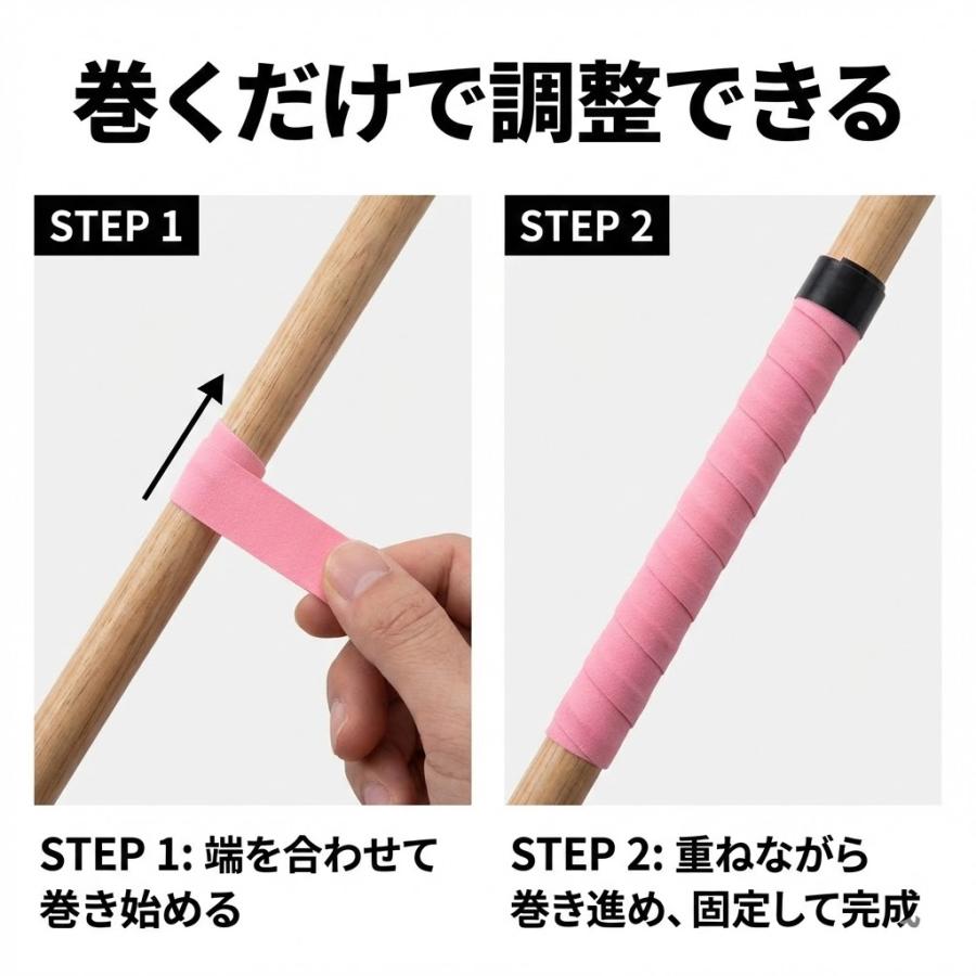 グリップテープ テニス グリップ マイバチ 太鼓の達人 バドミントン 野球 ヘッド ゴルフ ドライ ラケット バット |  | 07