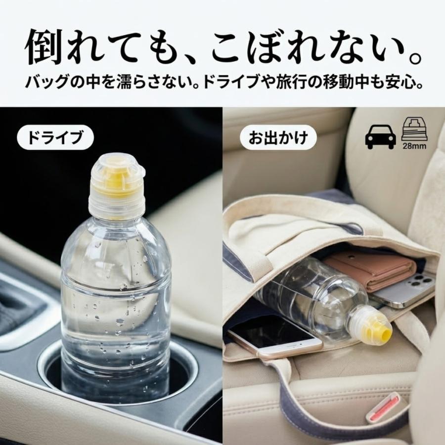 【5個セット】おでかけマナーキャップ ペットボトルキャップ 犬 散歩 水 給水キャップ 給水ボトル 水飲み 水筒 携帯 ハンディシャワー |  | 03