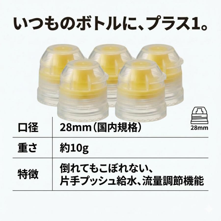 【5個セット】おでかけマナーキャップ ペットボトルキャップ 犬 散歩 水 給水キャップ 給水ボトル 水飲み 水筒 携帯 ハンディシャワー |  | 04