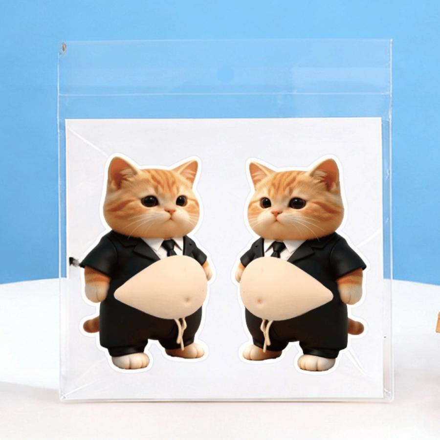 お腹シール おなか ステッカー おなかぷにぷに 3Dシール 犬 猫 ぷくぷく ぷっくり 立体シール |  | 06