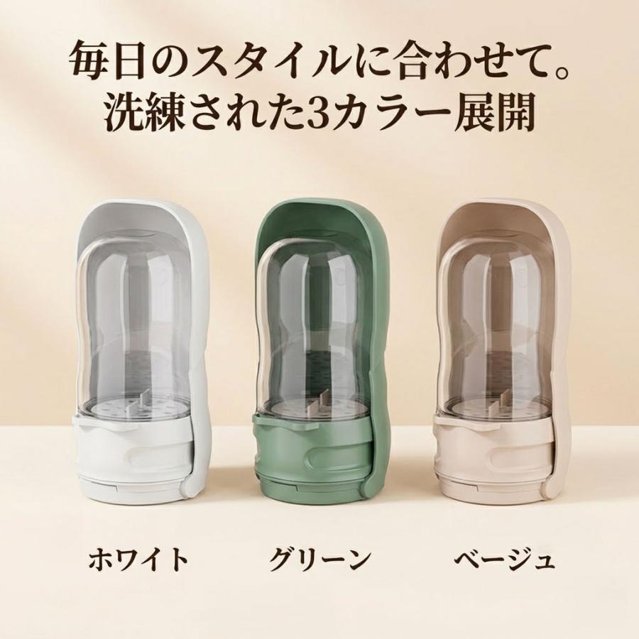 犬 水筒 水飲み 散歩 給水ボトル ペットウォーターボトル 水飲み 携帯給水ボトル 犬用 おしっこを流す |  | 05