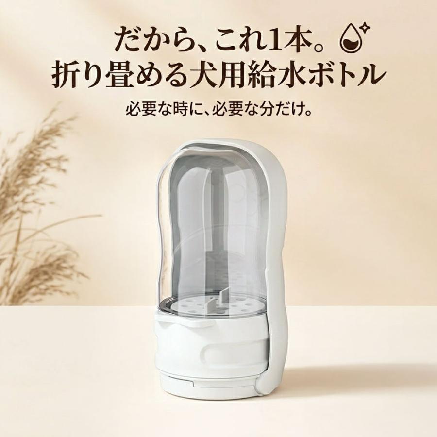 犬 水筒 水飲み 散歩 給水ボトル ペットウォーターボトル 水飲み 携帯給水ボトル 犬用 おしっこを流す |  | 09