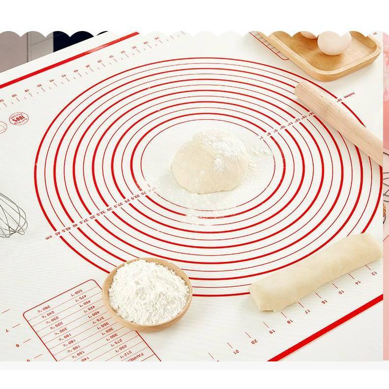 クッキングシート オーブンシート ベーキングマット クッキングマット クッキングペーパー 40×60cm 目盛り付き パンマット 業務用 |  | 02