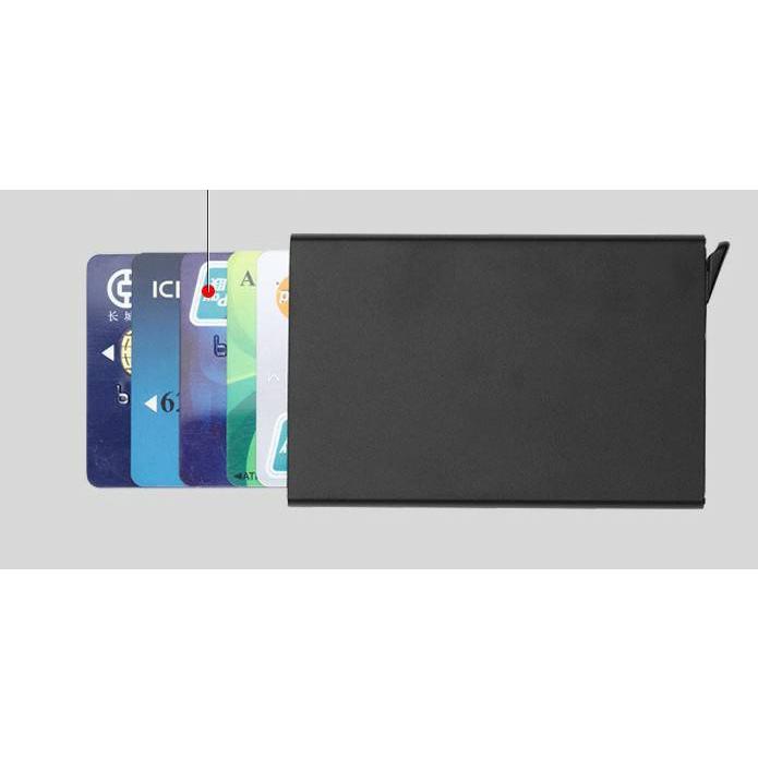 カードケース  薄型 メンズ レディース コンパクト スリム スキミング防止 カード入れ おしゃれ 縦型 アルミ 磁気防止  スライド式 |  | 07