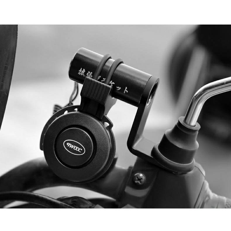 バイク 自転車 拡張 ミラー 黒 ブラケット クランプバー ハンドル スマホホルダー ナビ 汎用 オートバイ 原付 ツーリング ドリンクホルダー |  | 03