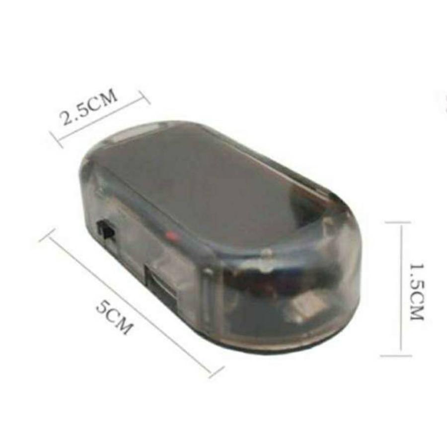 ダミー セキュリティ ライト 赤 LED ソーラー 太陽光 防犯 車 汎用 点滅 充電 防犯 車上荒らし 盗難 対策 |  | 05