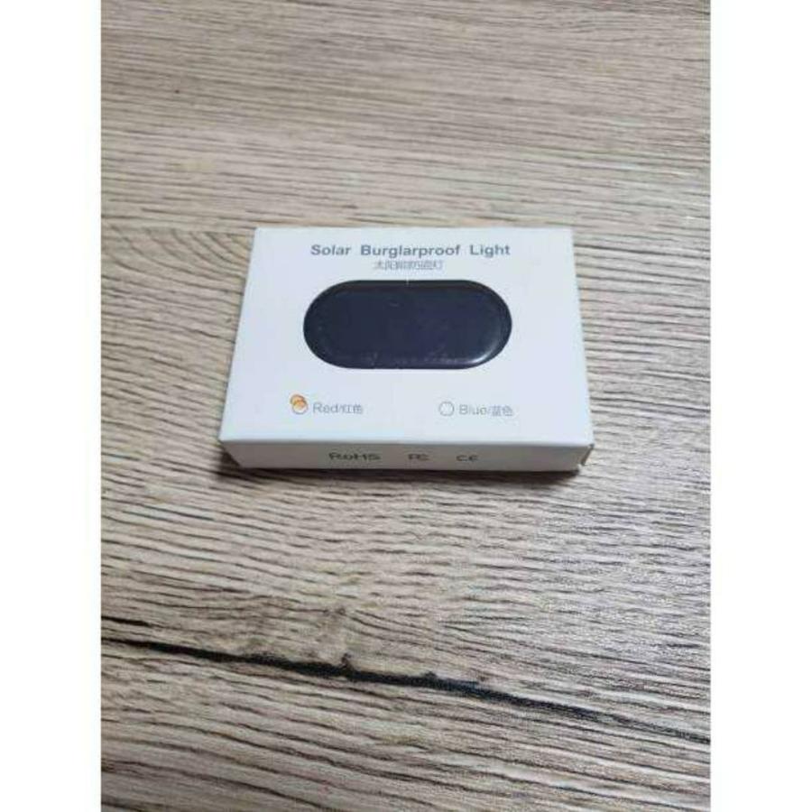 ダミー セキュリティ ライト 赤 LED ソーラー 太陽光 防犯 車 汎用 点滅 充電 防犯 車上荒らし 盗難 対策 |  | 06