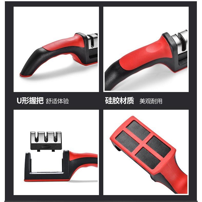 包丁研ぎ器 シャープナー ダイヤモンド 砥石 3段階 ナイフ セラミック　包丁研ぎ 磁石 研磨 ステンレス 研ぎ機 スタンド 調理器具 キッチン 切れ味 |  | 06