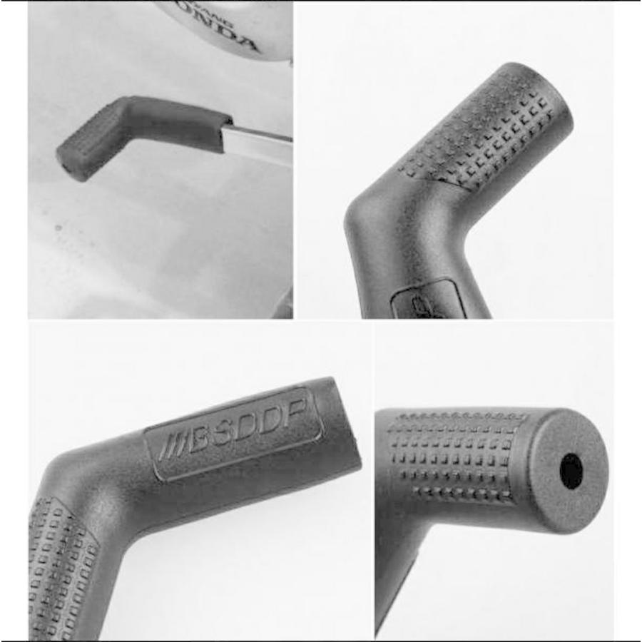 シフトペダルカバー バイク 汎用 ミッション ギアチェンジ 靴 保護 黒