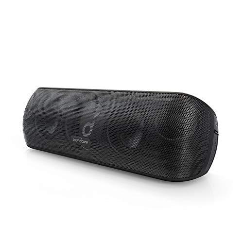 Anker Soundcore Motion+ Bluetooth スピーカー 防水 重低音 apt-X 30W出力 12時間連続再生 IPX7 パッシブラジエーター iPhone & Android 対応 ブラ
