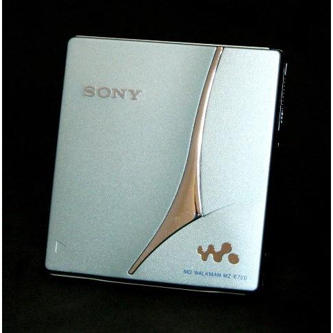 SONY ソニー MZ-E720（L） ブルー ポータブルミニディスクプレーヤー