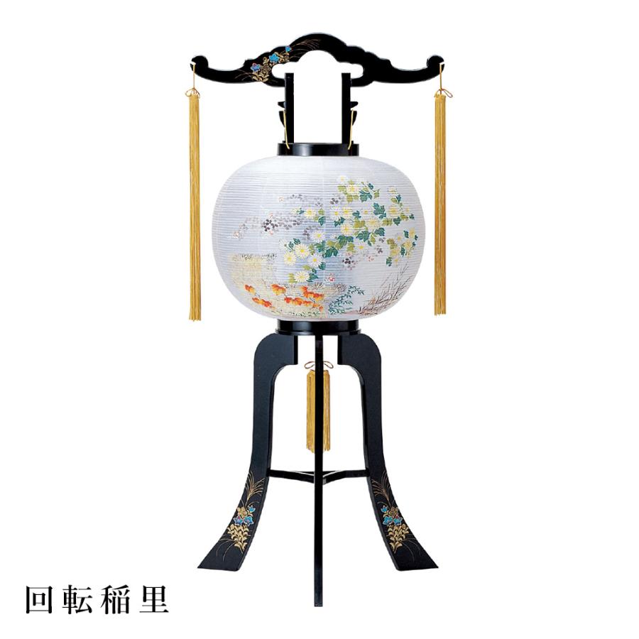 岐阜提灯 大内行灯 次七 絹張栓72号 2張セット 盆 廻転大内行灯