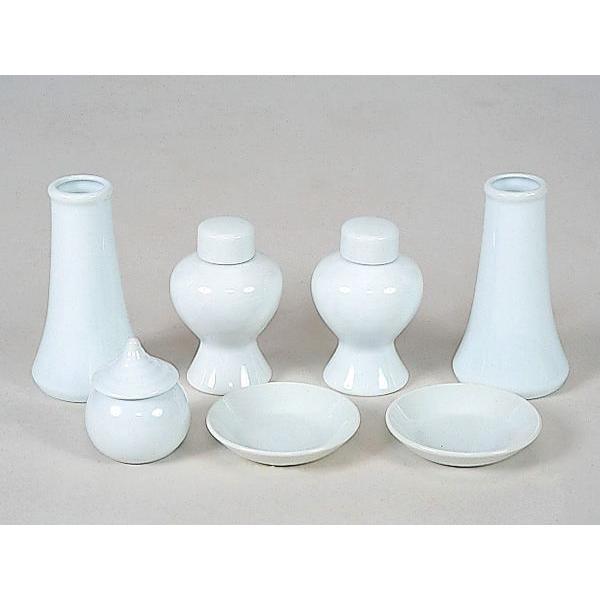 仏壇仏具のまごころショップ安伽堂神具 セトモノセット 小 3 5寸 中古