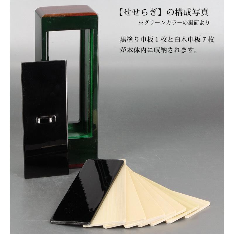 位牌 繰出位牌 回出位牌 蒔絵入り せせらぎ ブルー : 仏壇仏具の