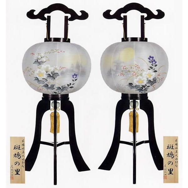 盆提灯 盆ちょうちん 大内行灯 お盆 新盆 初盆 御供 二重芙蓉 12号