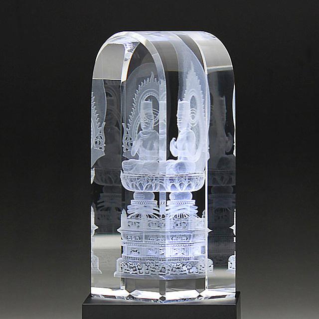 仏具 仏像 クリスタル 癒しの仏像 大日如来 真言宗 LED照明台座付 DB-3 |  | 01