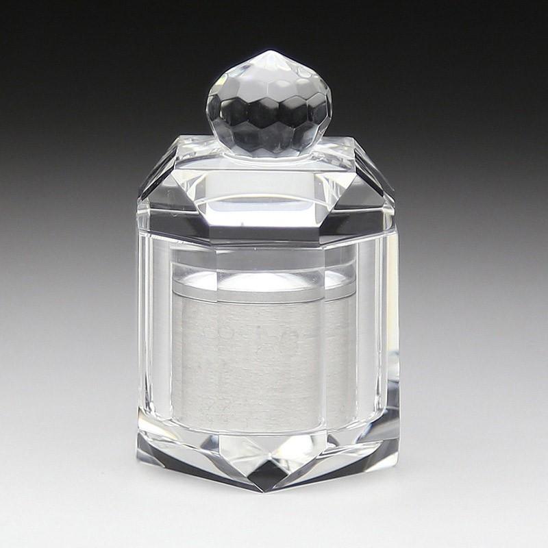ミニ骨壺 クリスタルガラス器製骨壺 メモリアルポット TH-1 爆買