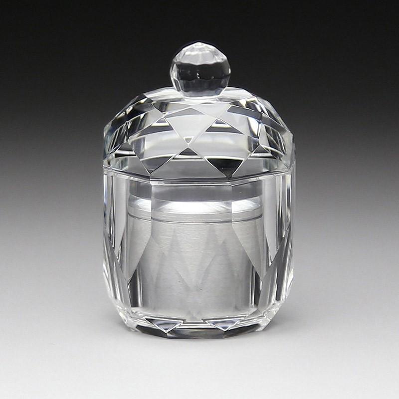 ミニ骨壺 クリスタルガラス器製骨壺 メモリアルポット TH-3 爆買