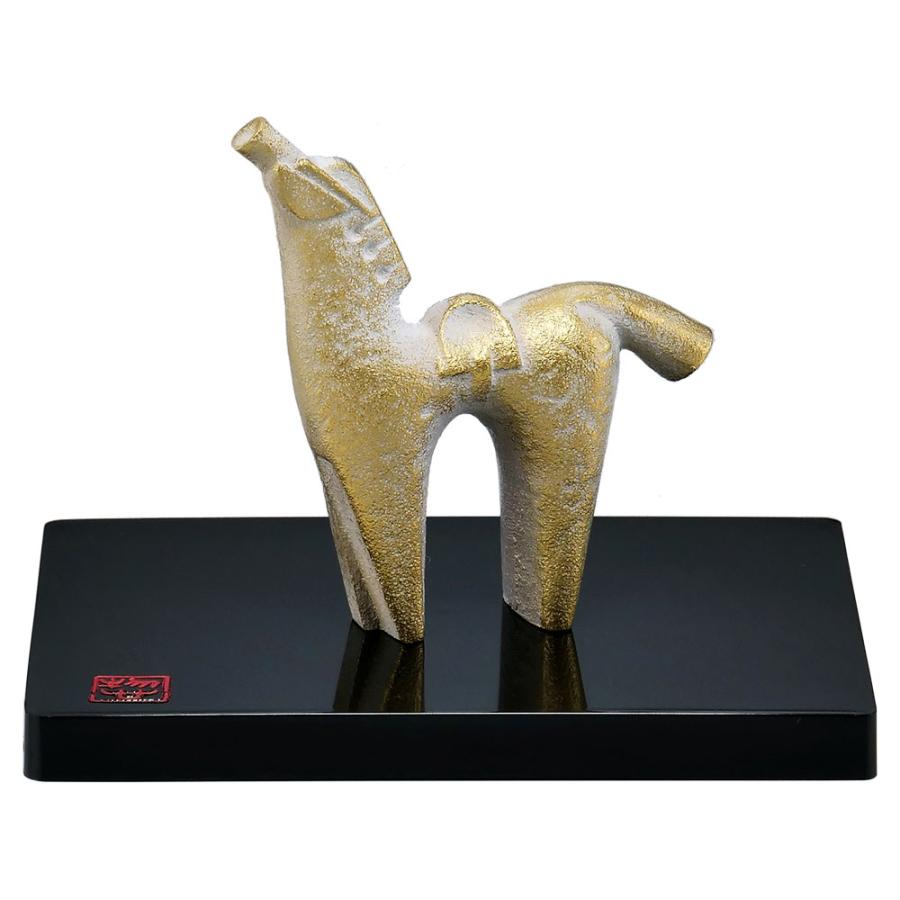 干支置物 午 馬 うま アルミ製 三枝惣太郎作 一歩（いっぽ） : 仏壇