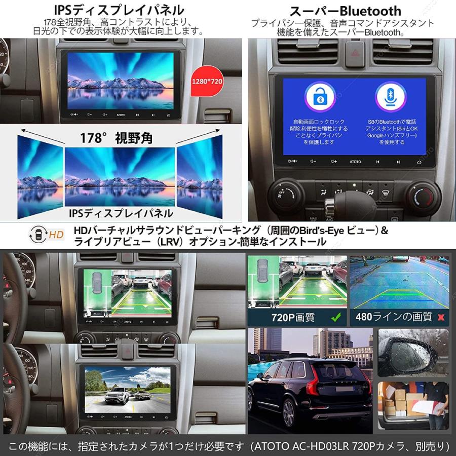 カーオーディオ S8 Lite S8G2113LT 10.1インチ Double Din Android