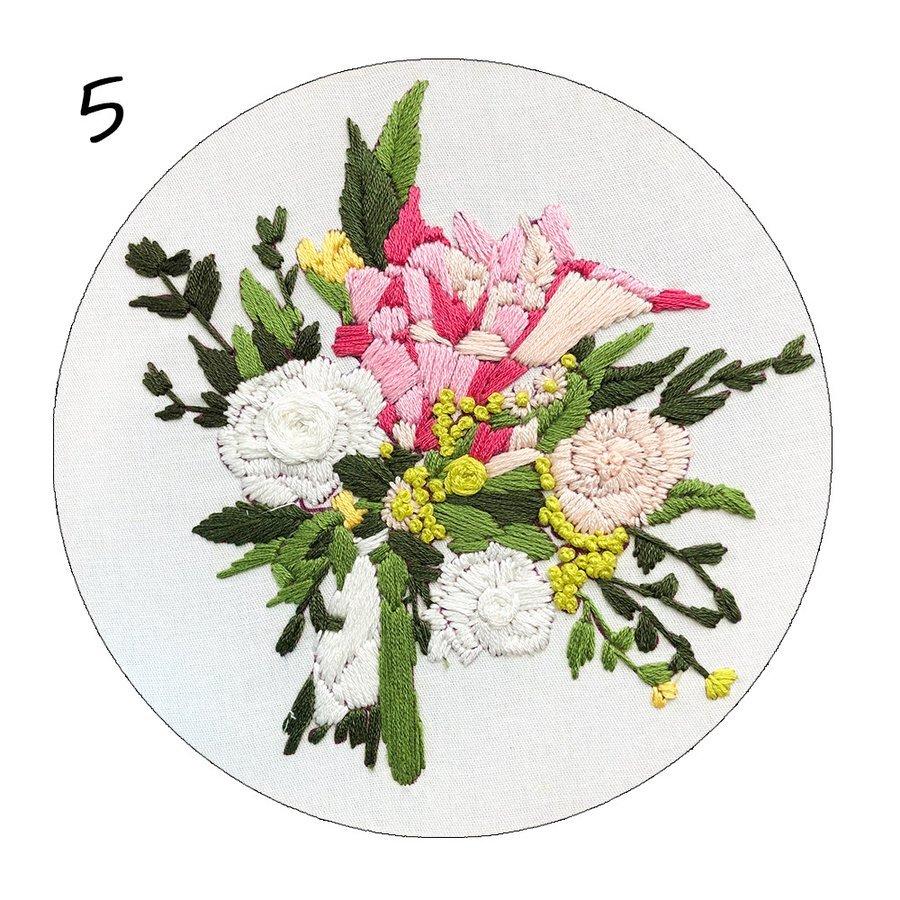 刺繍キット クロスステッチ 花 立体的な花柄 女性に大人気 刺しゅう布 針 糸セット 刺繍枠付き はじめ 中級者向け やり方 手作り絵画手芸キット 簡単 送料無料 Cxy123 コスパ優品 通販 Yahoo ショッピング