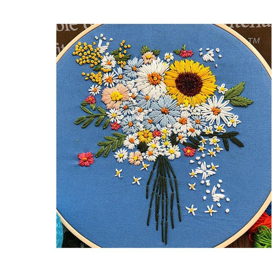刺繍キット クロスステッチ 花 立体的な花柄 女性に大人気 刺しゅう布 針 糸セット 刺繍枠付き はじめ 中級者向け やり方 手作り絵画手芸キット 簡単 送料無料 Cxy123 コスパ優品 通販 Yahoo ショッピング