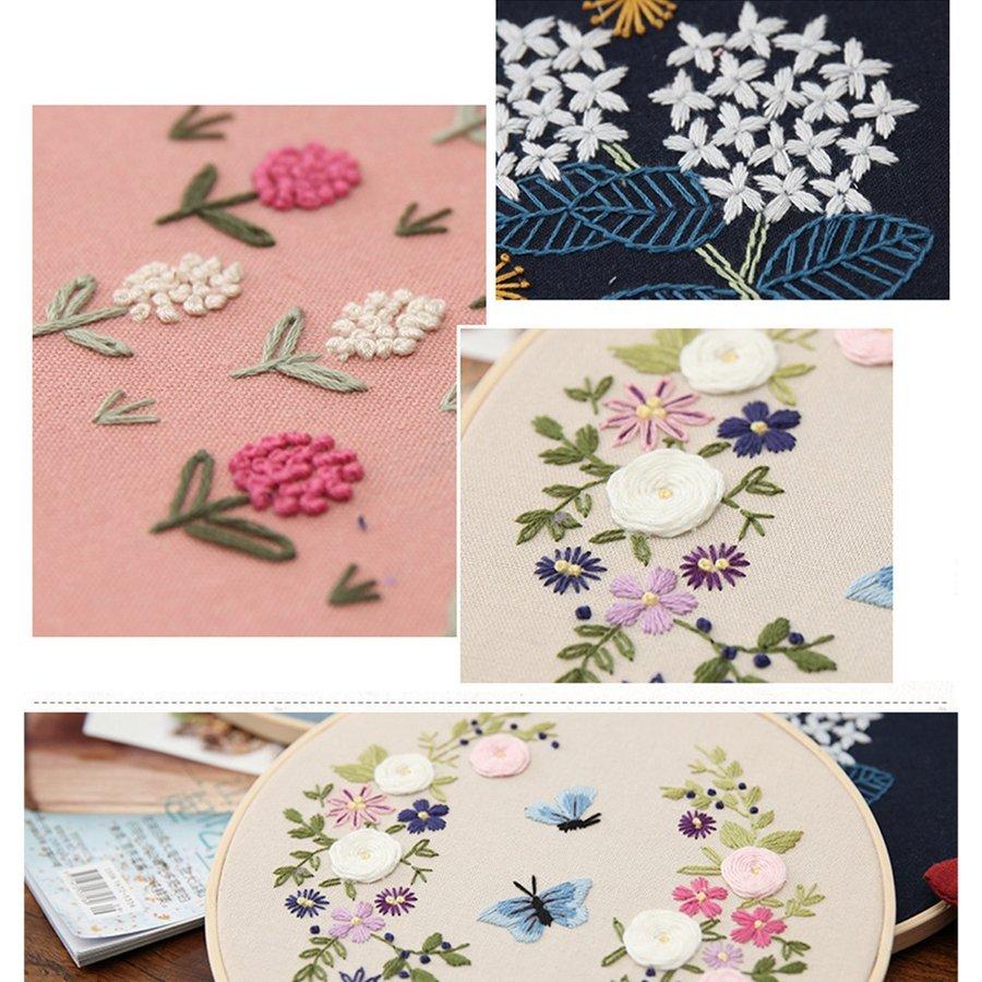 刺繍キット クロスステッチ 花柄 図案 バラ 手芸キット フランス刺繍 糸 針 Diy サンプラー 刺繍枠 ツール付き 初心者 簡単 やり方 立体パンジーの花柄 手作り Cxy38 コスパ優品 通販 Yahoo ショッピング