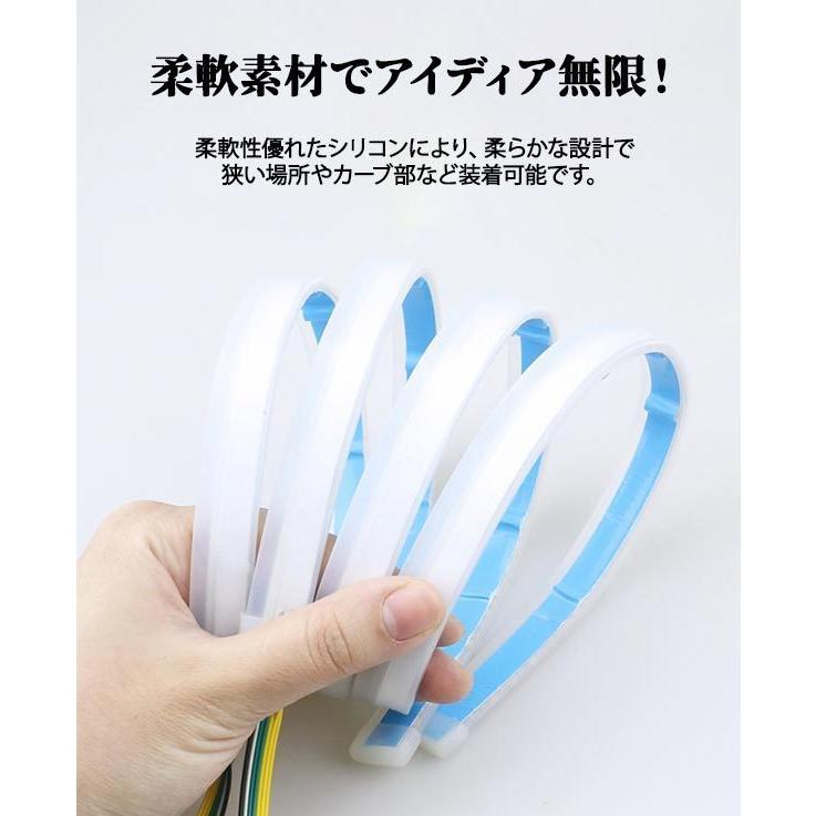 シーケンシャルウインカー LEDテープ シリコンチューブ アイスブルー 流れるウインカー 60cm 極薄 車検 2本セット 簡単取付 12V u60-X :tape-u60-X:コスパ優品 - 通販 - Yahoo!ショッピング シーケンシャルウインカー LEDテープ シリコンチューブ アイスブルー 流れるウインカー 60cm 極薄 車検 2本セット 簡単取付 12V u60-X :tape-u60-X:コスパ優品 - 通販 - Yahoo!ショッピング