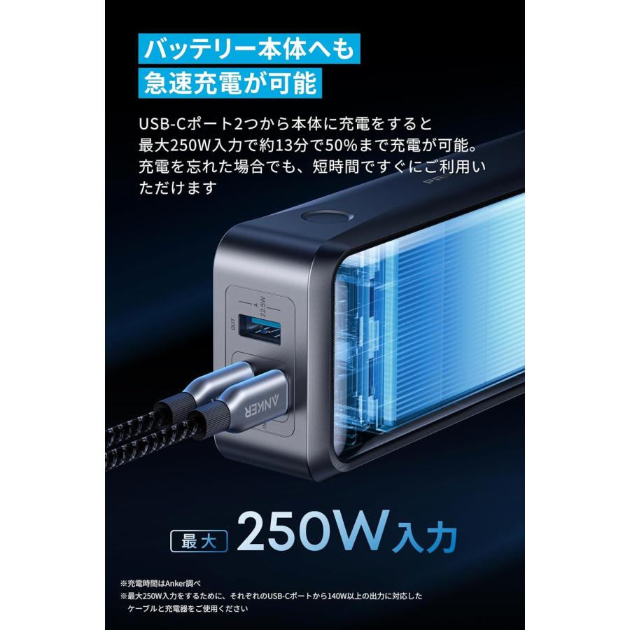 【新品】Anker Prime Power Bank 26250mAh 300W Anker Prime Power Bank (26250mAh, 300W) | モバイルバッテリーの製品