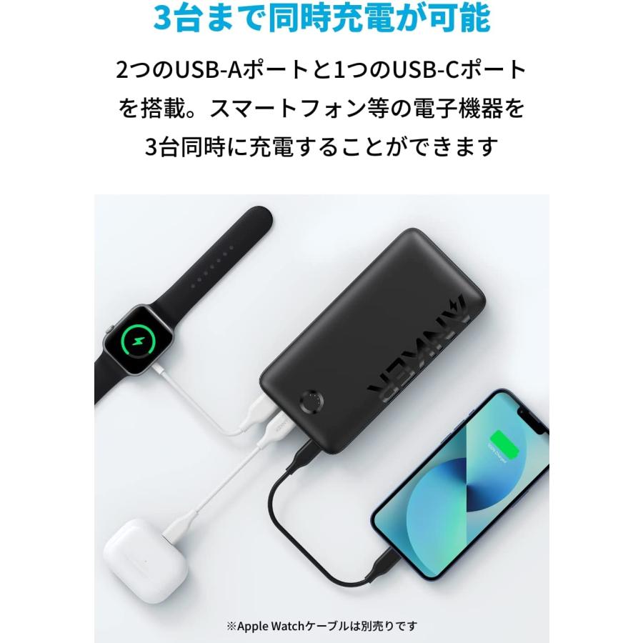 Anker 335 Power Bank (PowerCore 20000) モバイルバッテリー 20W 20000mAh 大容量 PSE認証済/PowerIQ 3.0 (Gen2) 搭載/USB PD対応｜ankerdirect｜06